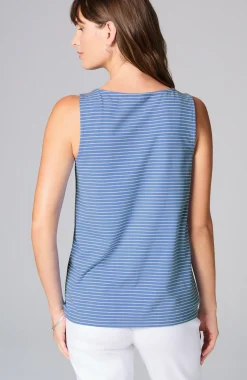 Pima-Stretch Knit Tank