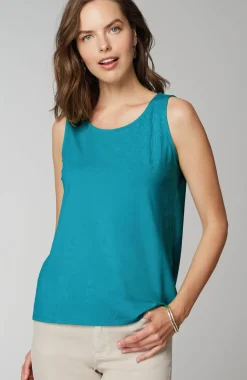 Pima-Stretch Knit Tank