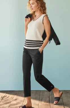 Pima-Stretch Straight-Leg Chino Pants
