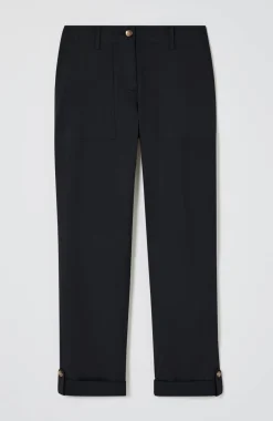 Pima-Stretch Straight-Leg Chino Pants