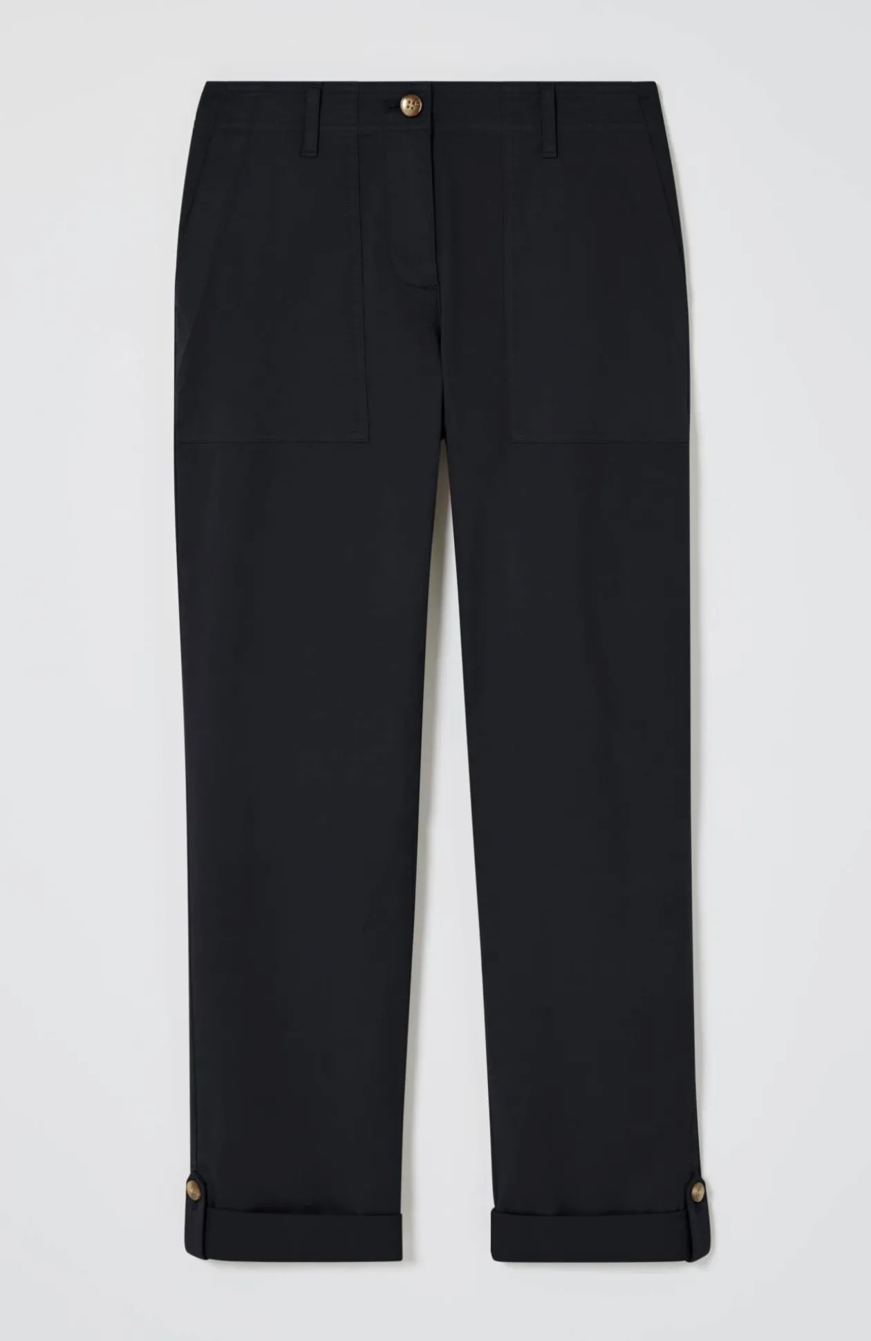 Pima-Stretch Straight-Leg Chino Pants