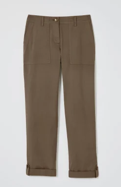 Pima-Stretch Straight-Leg Chino Pants