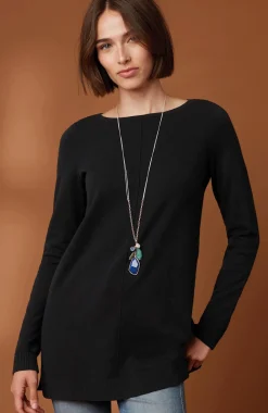 Pintucked Sweater-Tunic