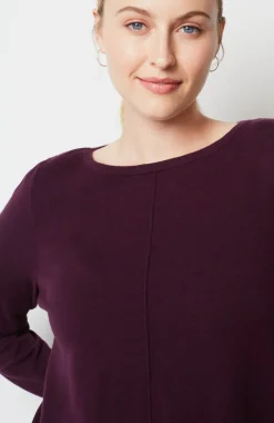 Pintucked Sweater-Tunic