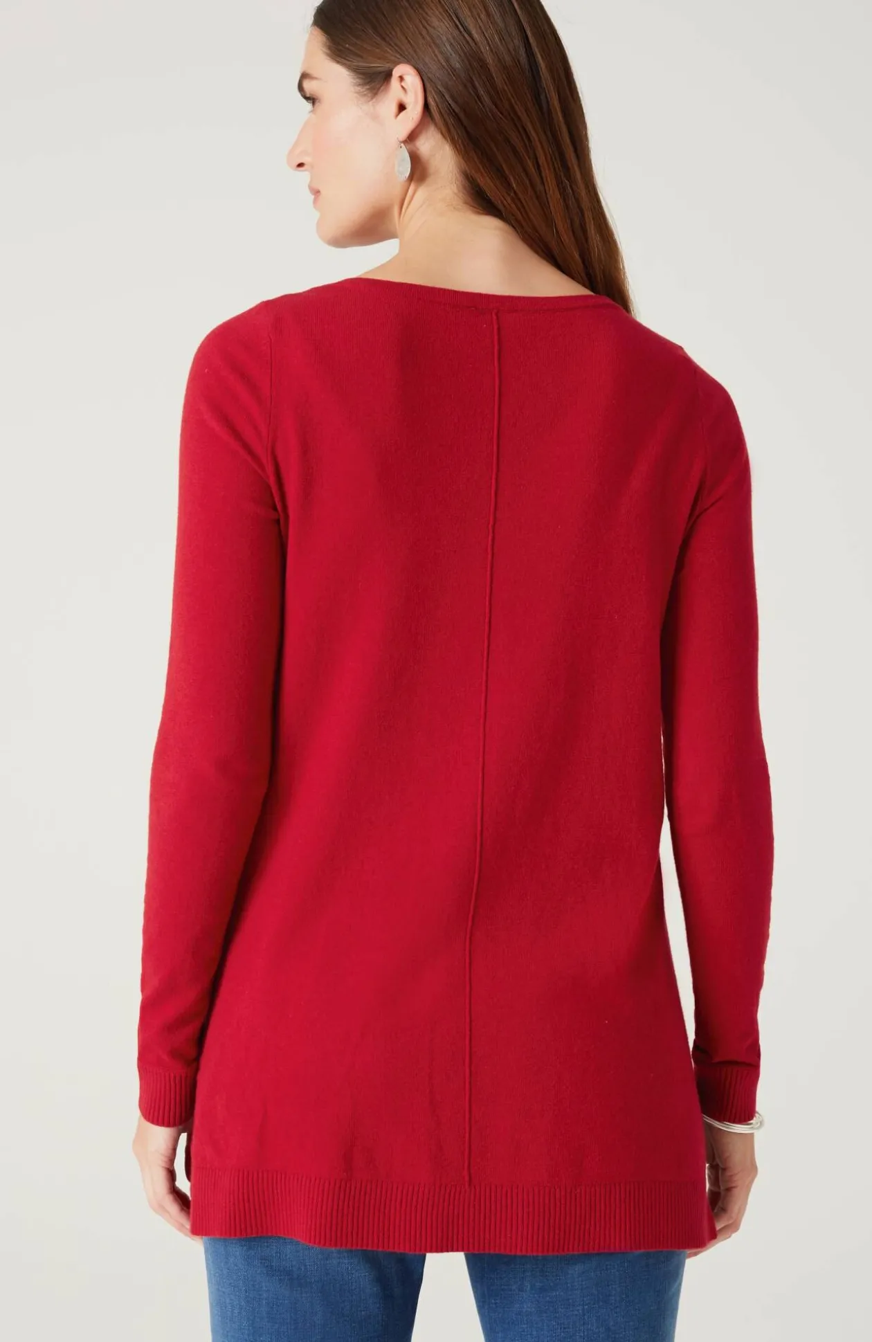 Pintucked Sweater-Tunic