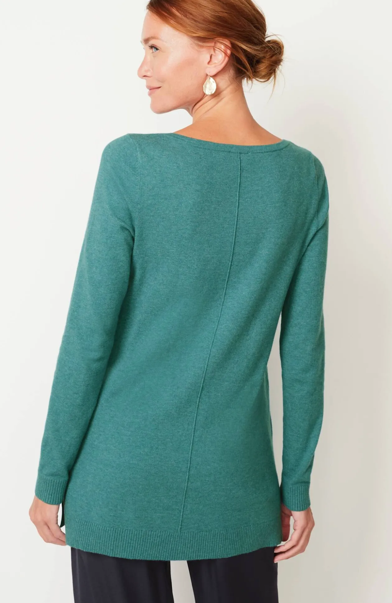 Pintucked Sweater-Tunic