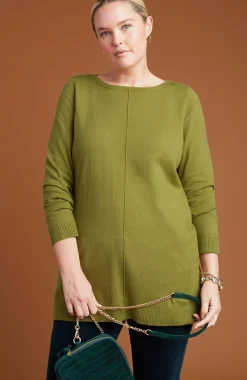 Pintucked Sweater-Tunic