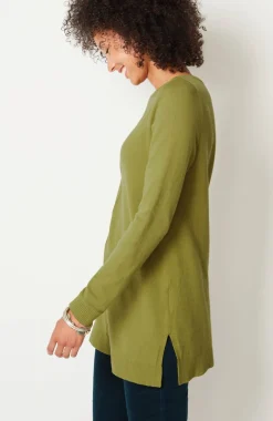 Pintucked Sweater-Tunic