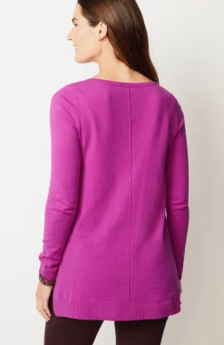 Pintucked Sweater-Tunic