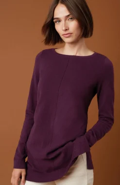 Pintucked Sweater-Tunic