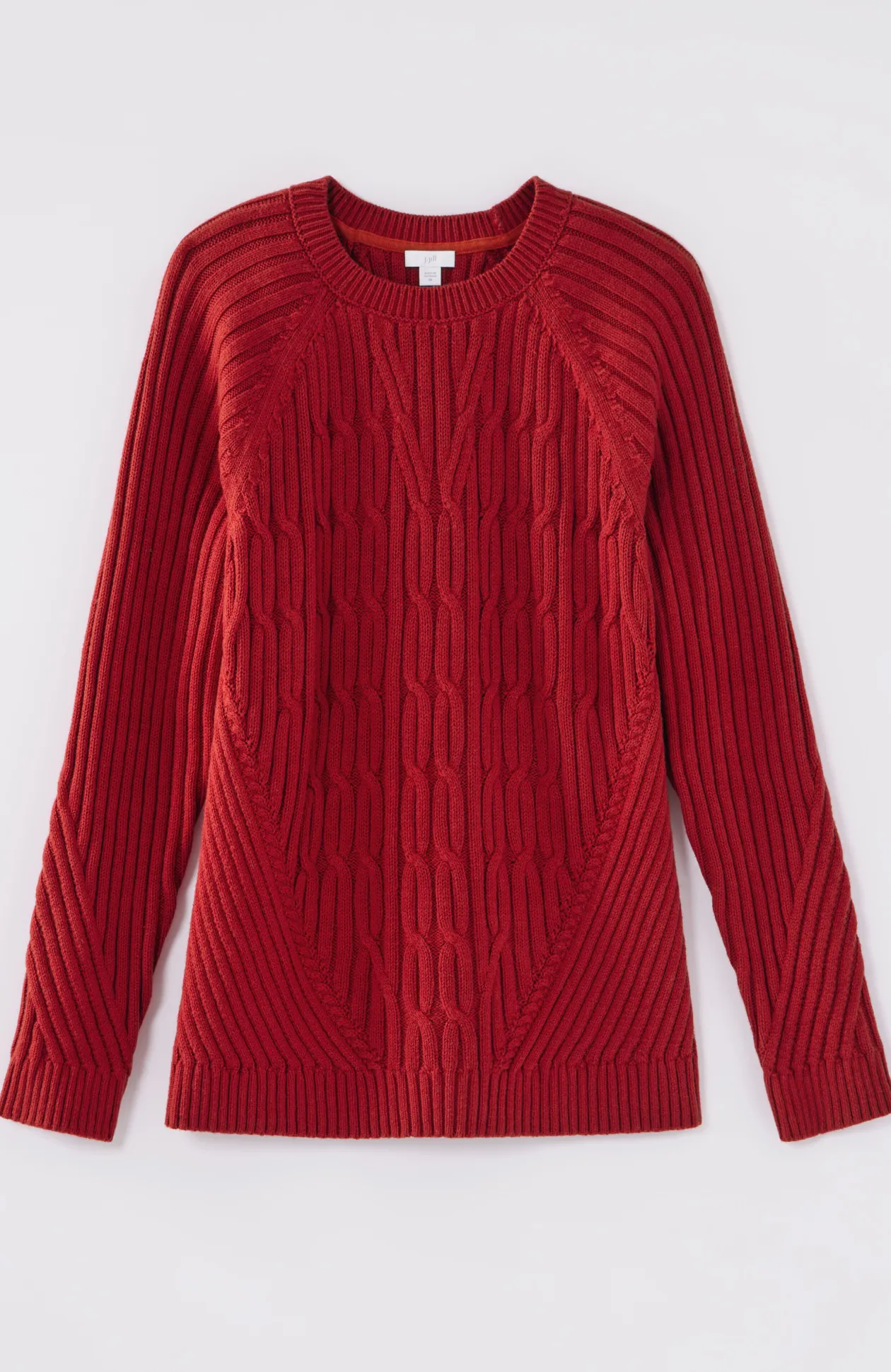 Placed-Cable Sweater