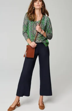 Placed-Paisley Top