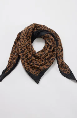Pleated Square Scarf