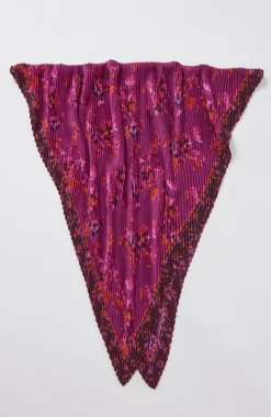 Pleated Square Scarf