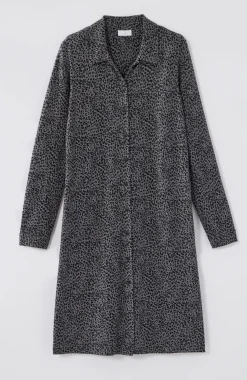 Ponte Knit Shirtdress