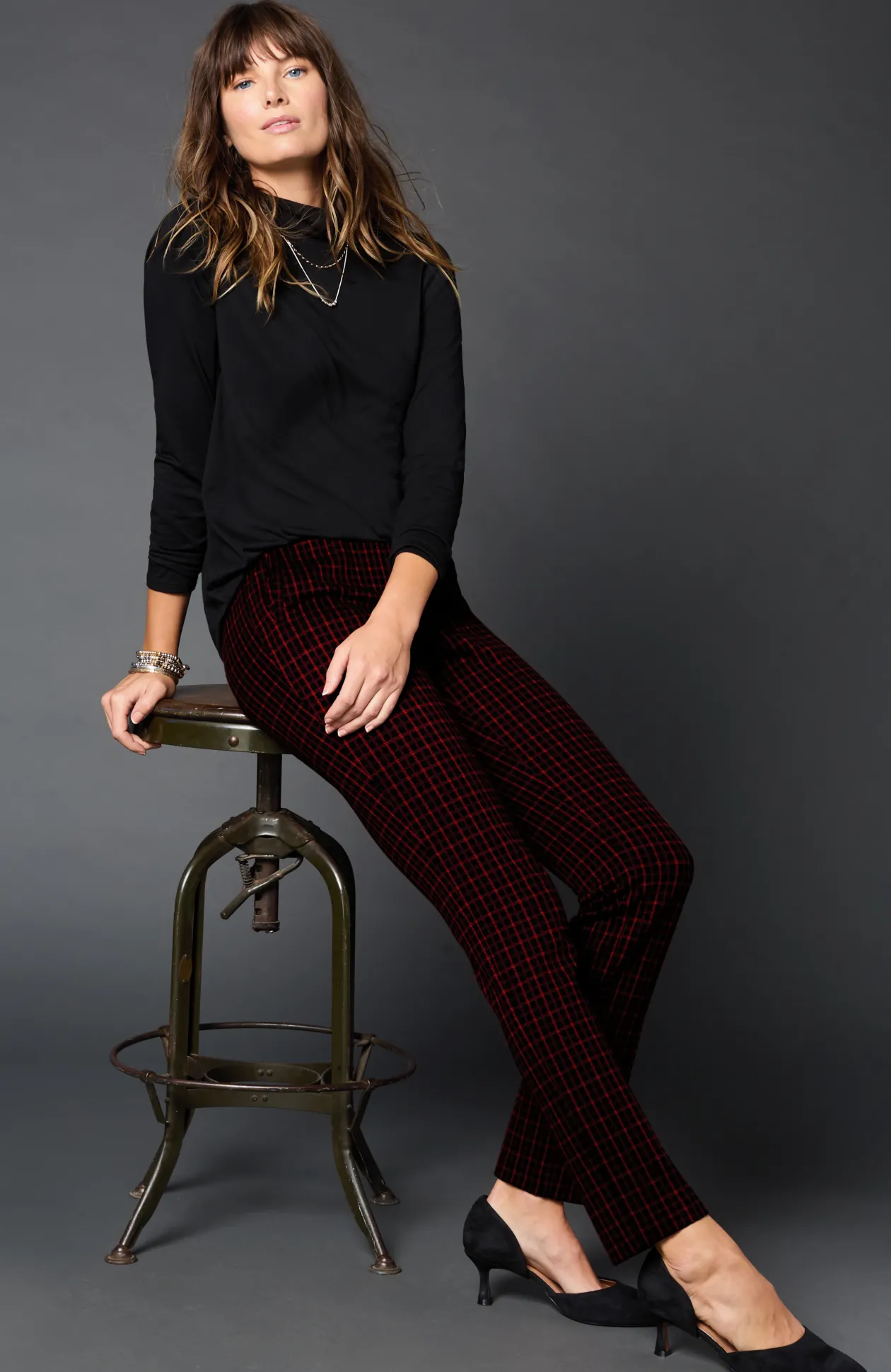 Ponte Welt-Pockets Slim-Leg Pants