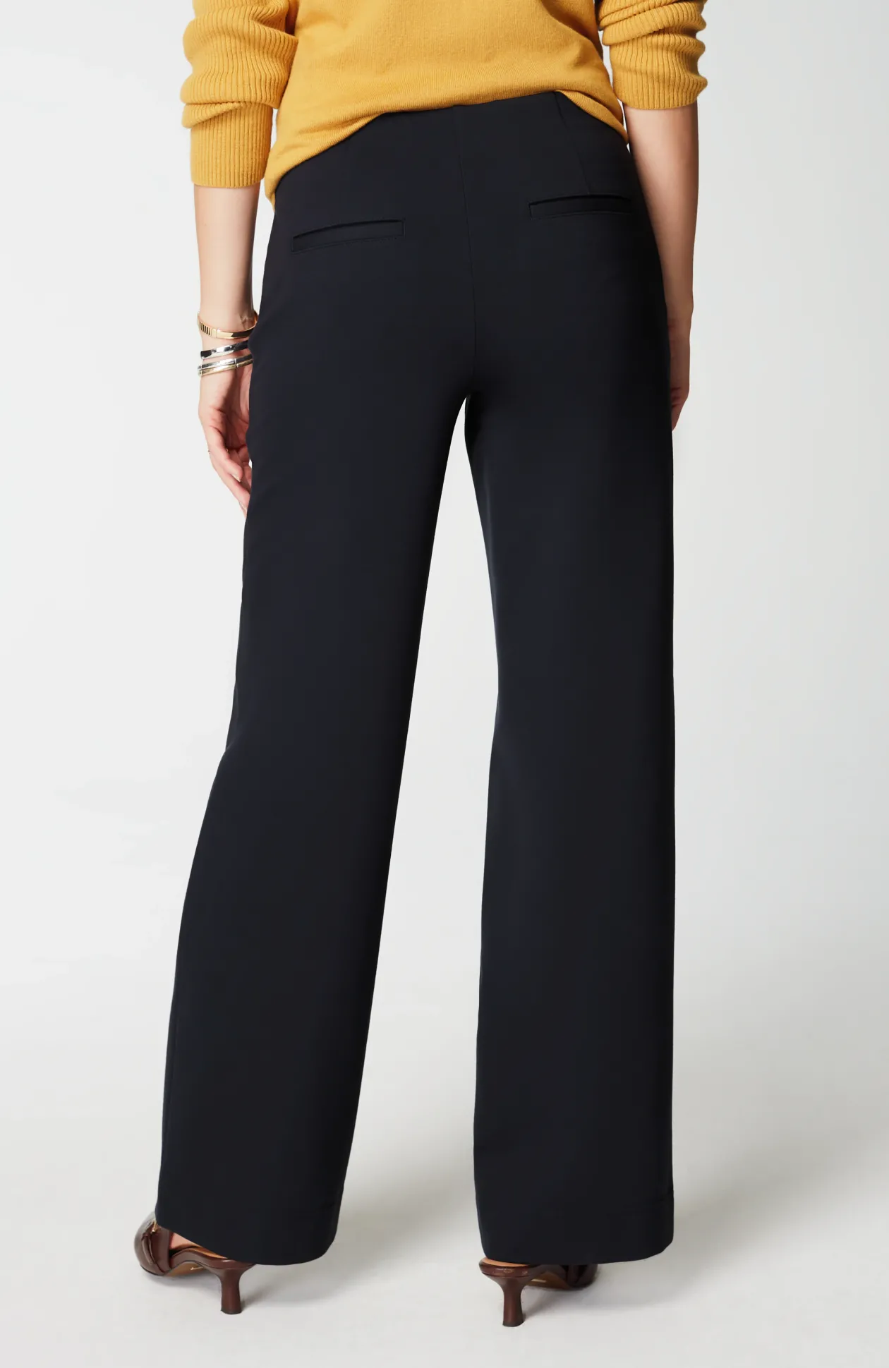 Ponte Wide-Leg Pants