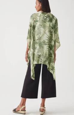 Printed Textured Ruana