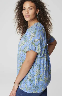 Printed Voile Top