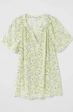 Printed Voile Top