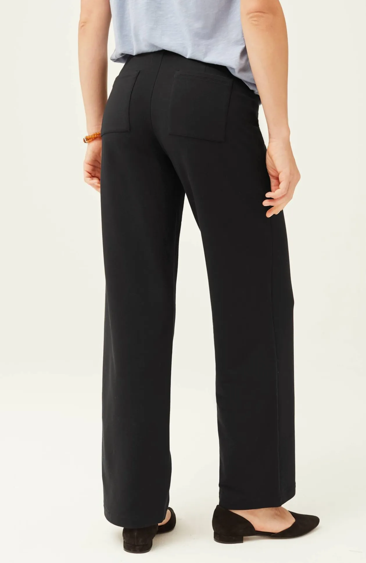 Pure Jill Affinity Pull-On Wide-Leg Pants