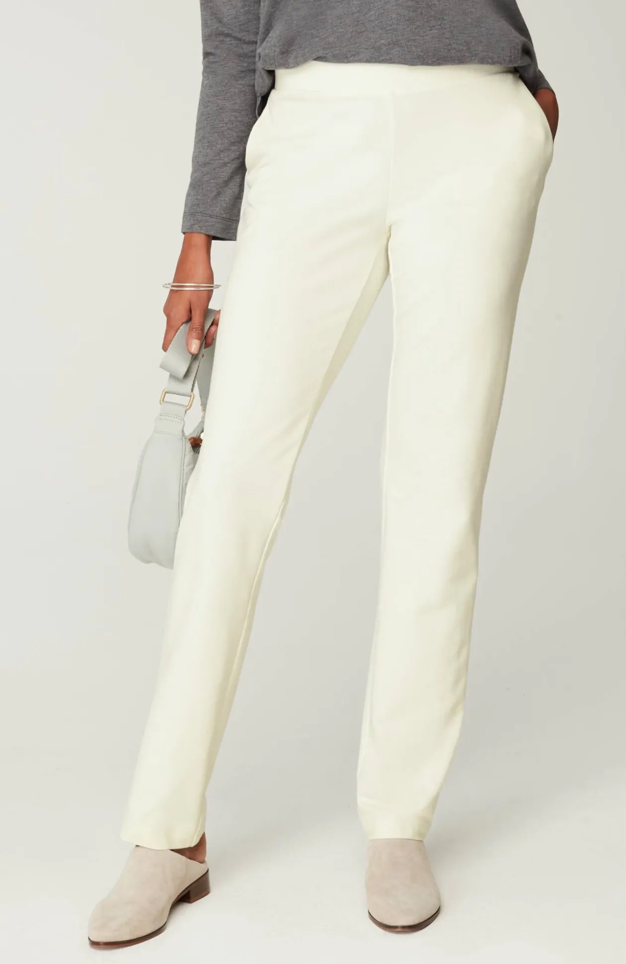 Pure Jill Affinity Slim-Leg Pants