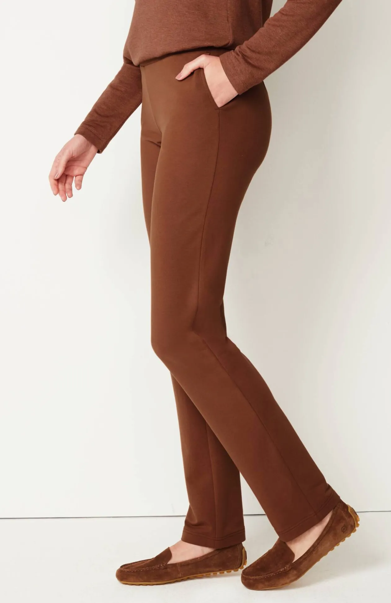 Pure Jill Affinity Slim-Leg Pants
