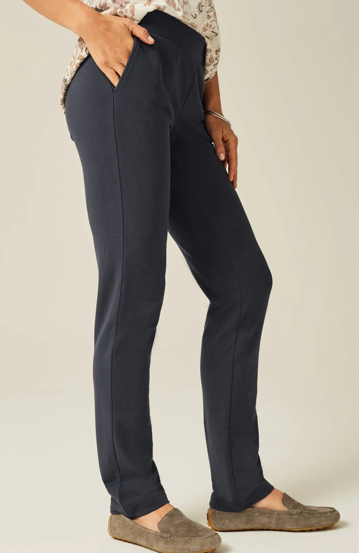 Pure Jill Affinity Slim-Leg Pants