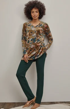 Pure Jill Affinity Slim-Leg Pants
