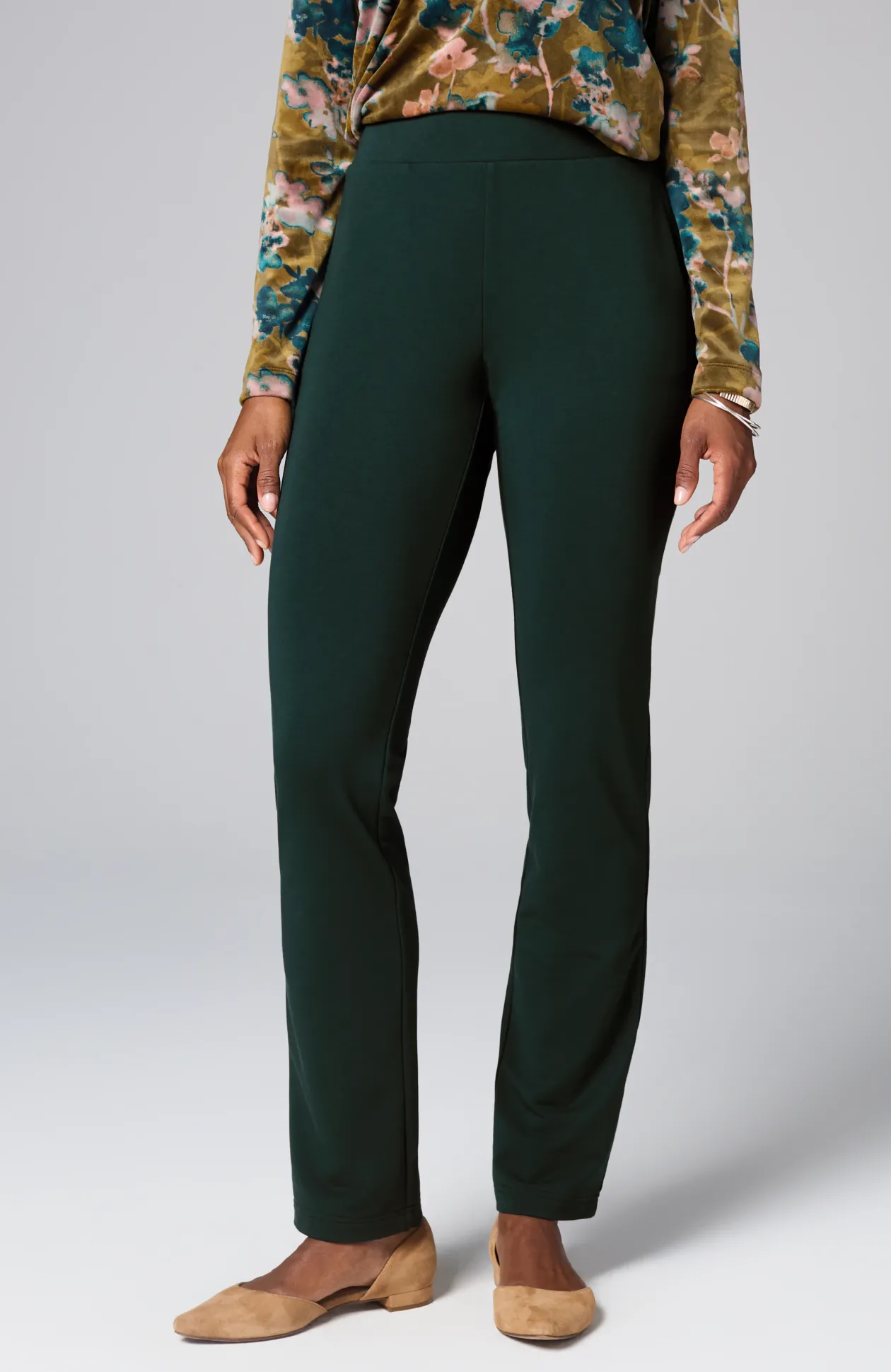Pure Jill Affinity Slim-Leg Pants