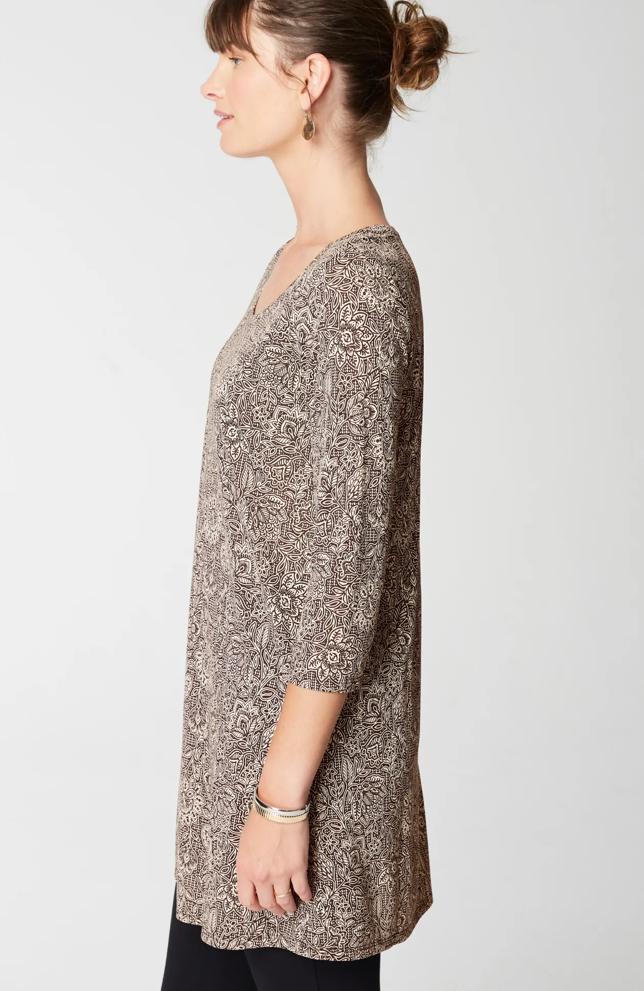 Pure Jill Ballet-Sleeve Tunic