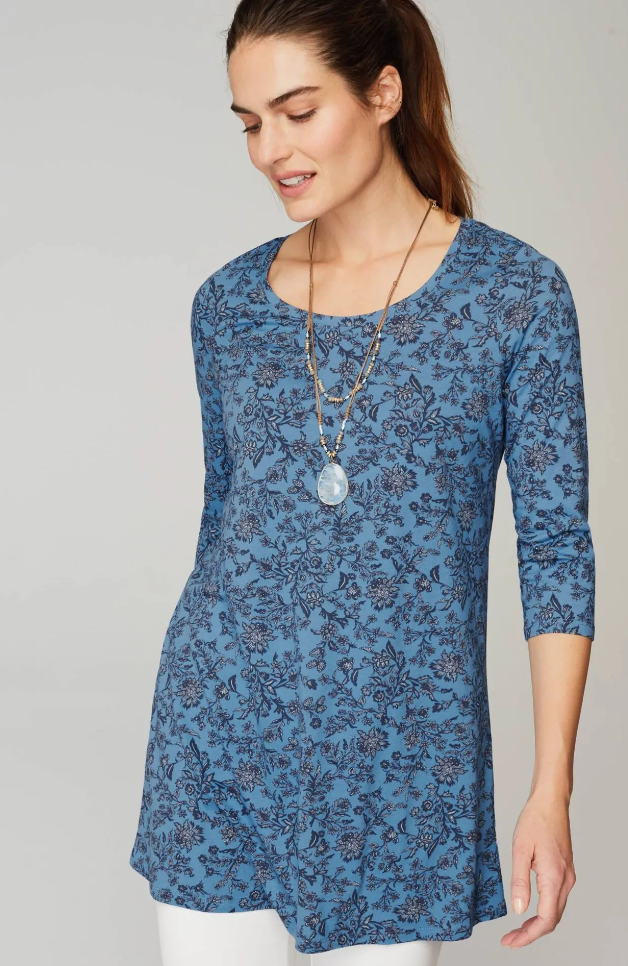 Pure Jill Ballet-Sleeve Tunic