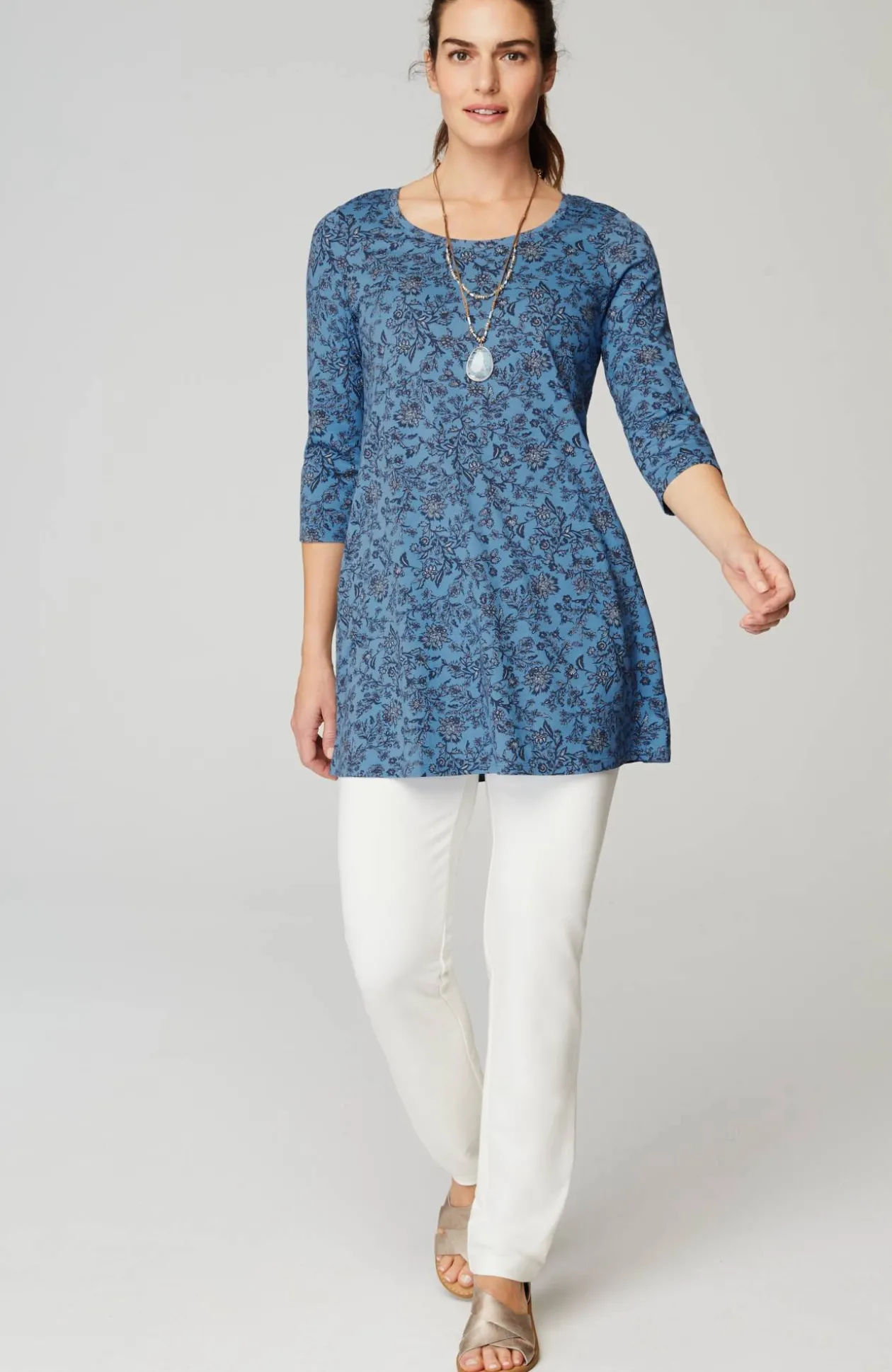 Pure Jill Ballet-Sleeve Tunic