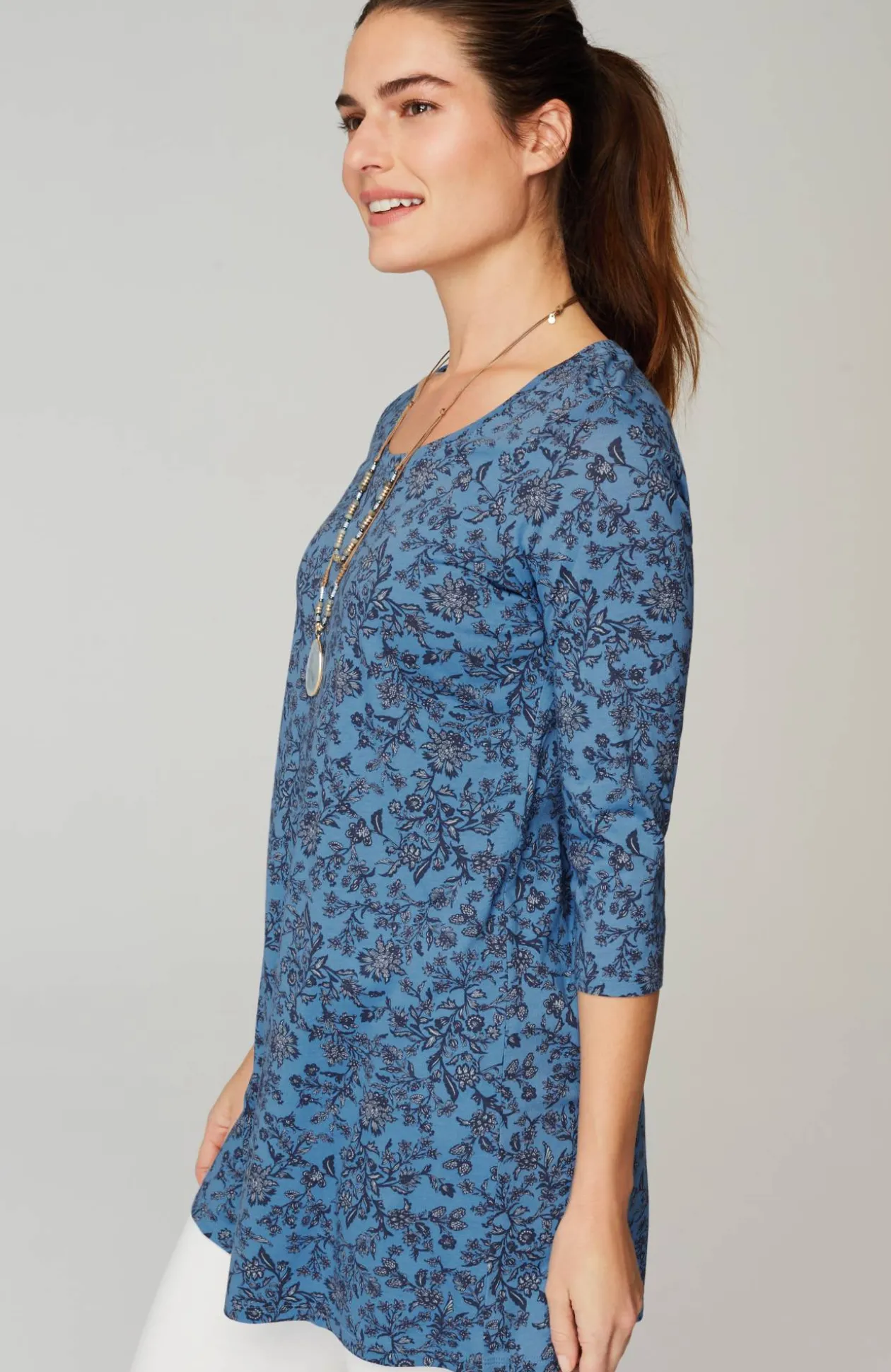 Pure Jill Ballet-Sleeve Tunic