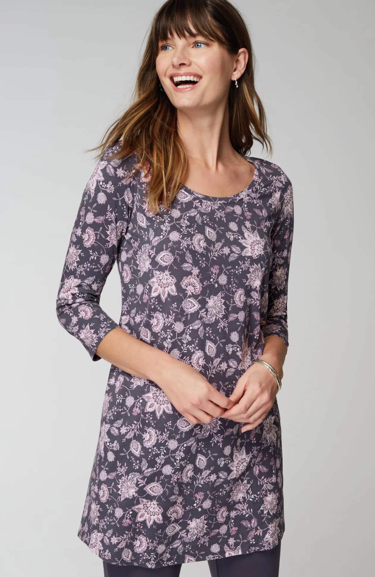 Pure Jill Ballet-Sleeve Tunic