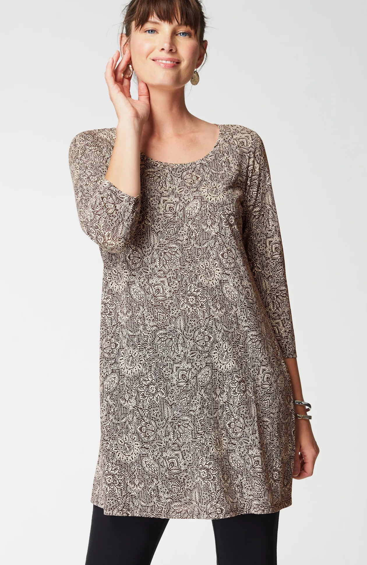 Pure Jill Ballet-Sleeve Tunic