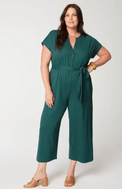 Pure Jill Belted Jumpsuit