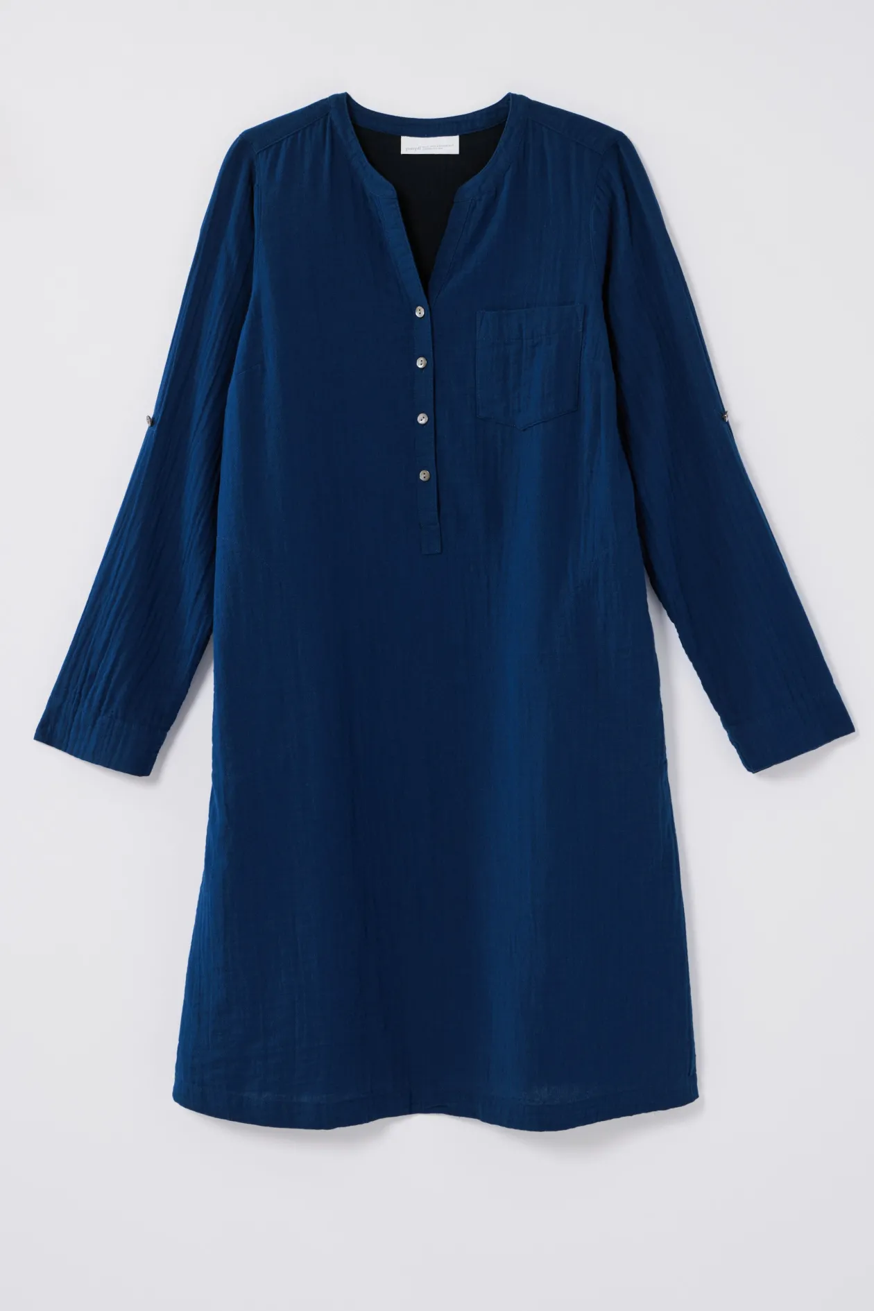 Pure Jill Color-Block Double-Cloth Dress