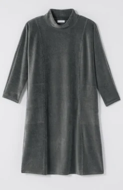 Pure Jill Corded-Velour Dress