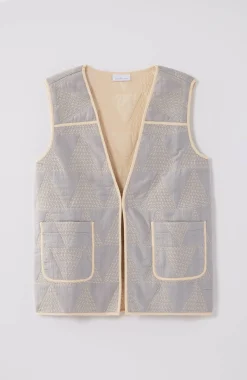 Pure Jill Cotton Dobby Vest