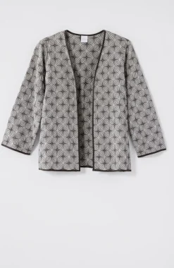 Pure Jill Cotton-Gauze Embroidered Jacket