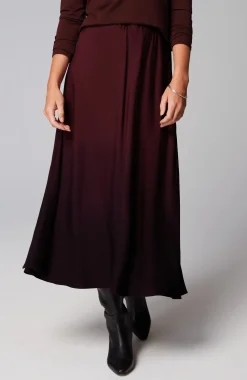 Pure Jill Dip-Dyed A-Line Skirt