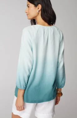 Pure Jill Dip-Dyed Top