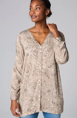 Pure Jill Double-Button Tunic