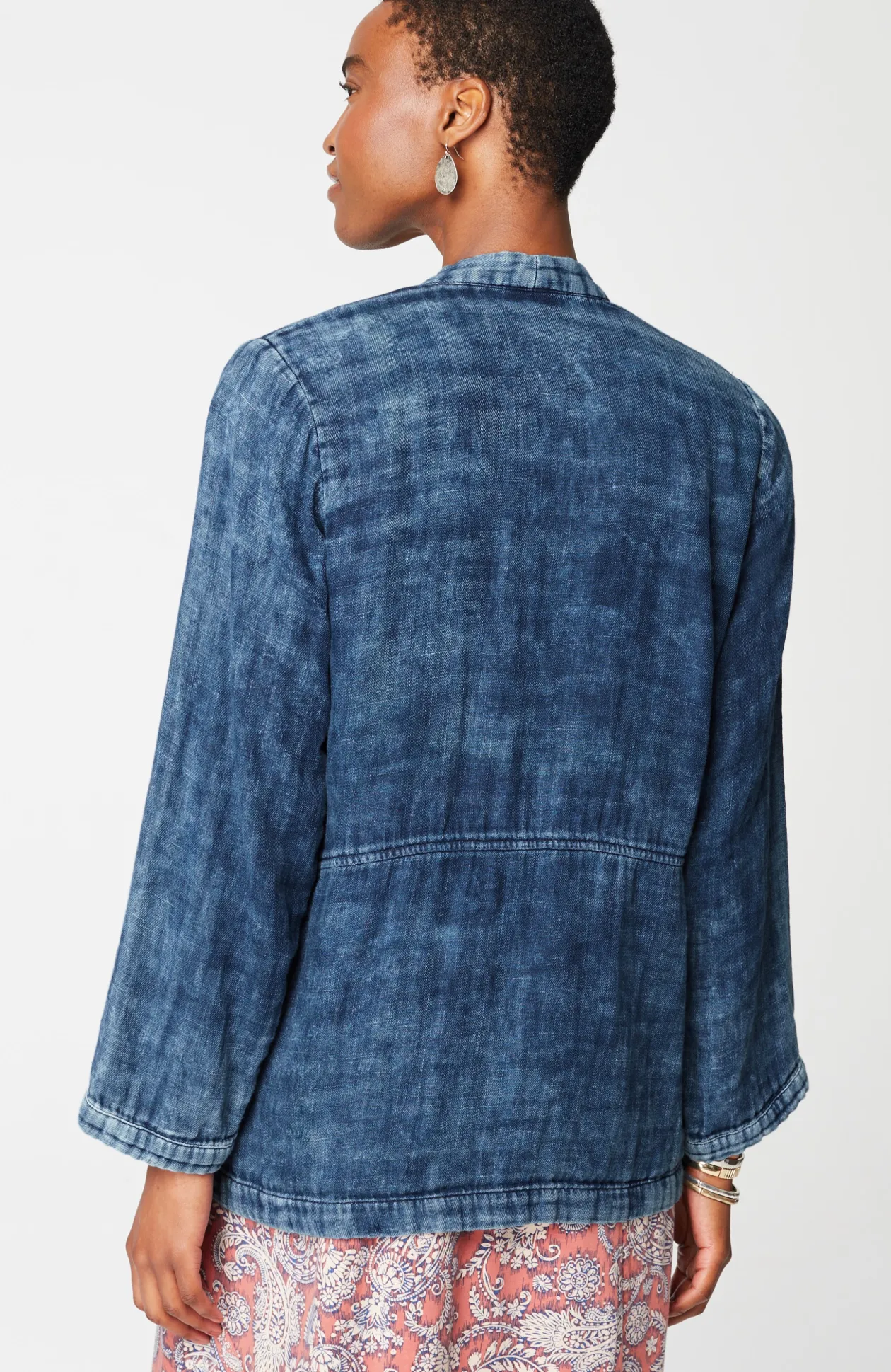 Pure Jill Double-Cloth Indigo Jacket