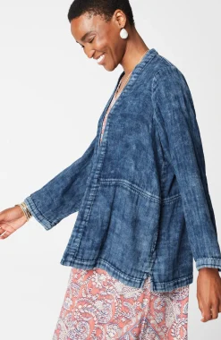 Pure Jill Double-Cloth Indigo Jacket