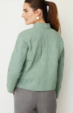 Pure Jill Double-Gauze Quilted Jacket