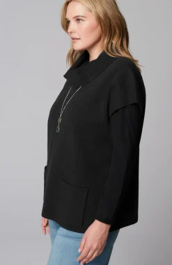 Pure Jill Double-Knit Sweater-Vest