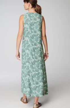 Pure Jill Etched Paisley Dress