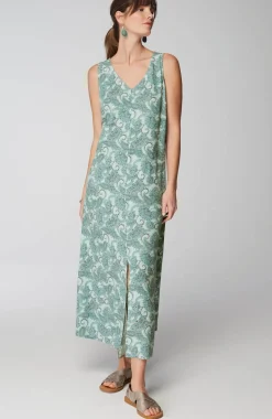 Pure Jill Etched Paisley Dress